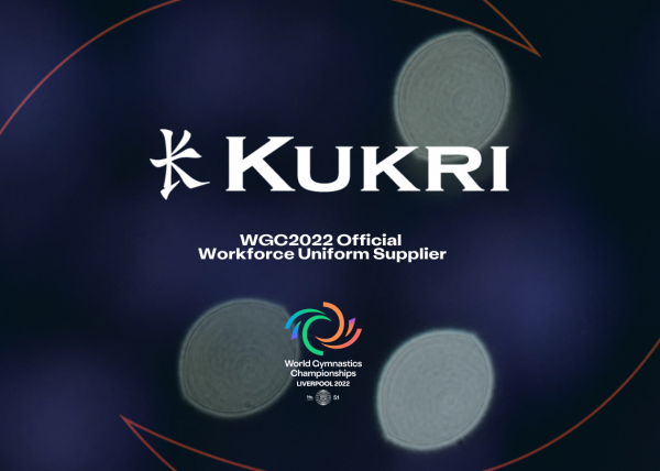 Kukri Sports announced as official supplier to the World Gymnastics Championships, Liverpool 2022