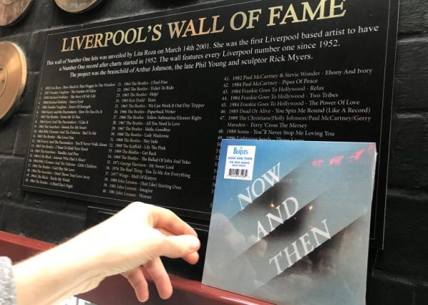 The Beatles' last single Now and Then is to be latest addition to Liverpool's Pop Music Wall of Fame of No 1 hits